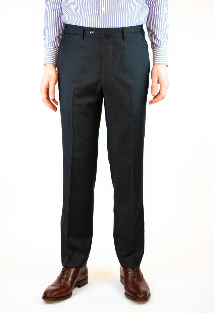 Rushbury Mens Dress Pants Charcoal Front