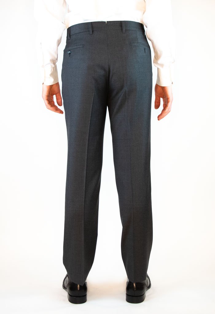Rushbury Mens Dress Pants Gray Back