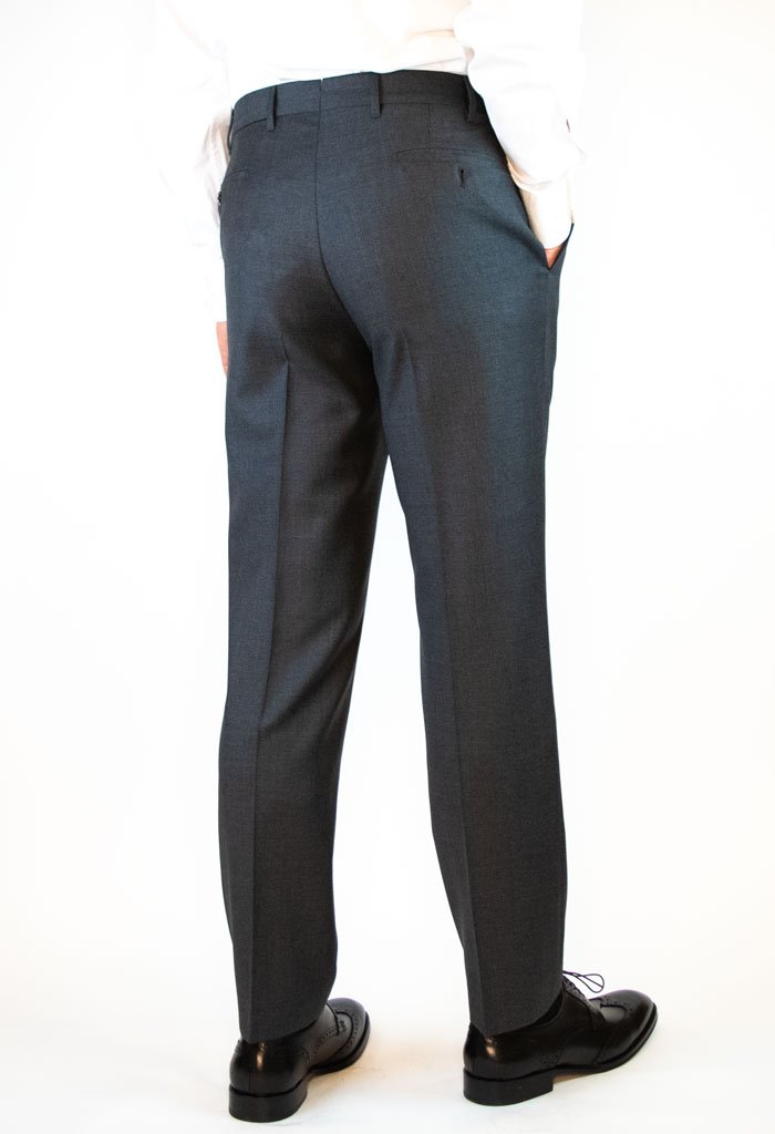 Rushbury Mens Dress Pants Gray Backview